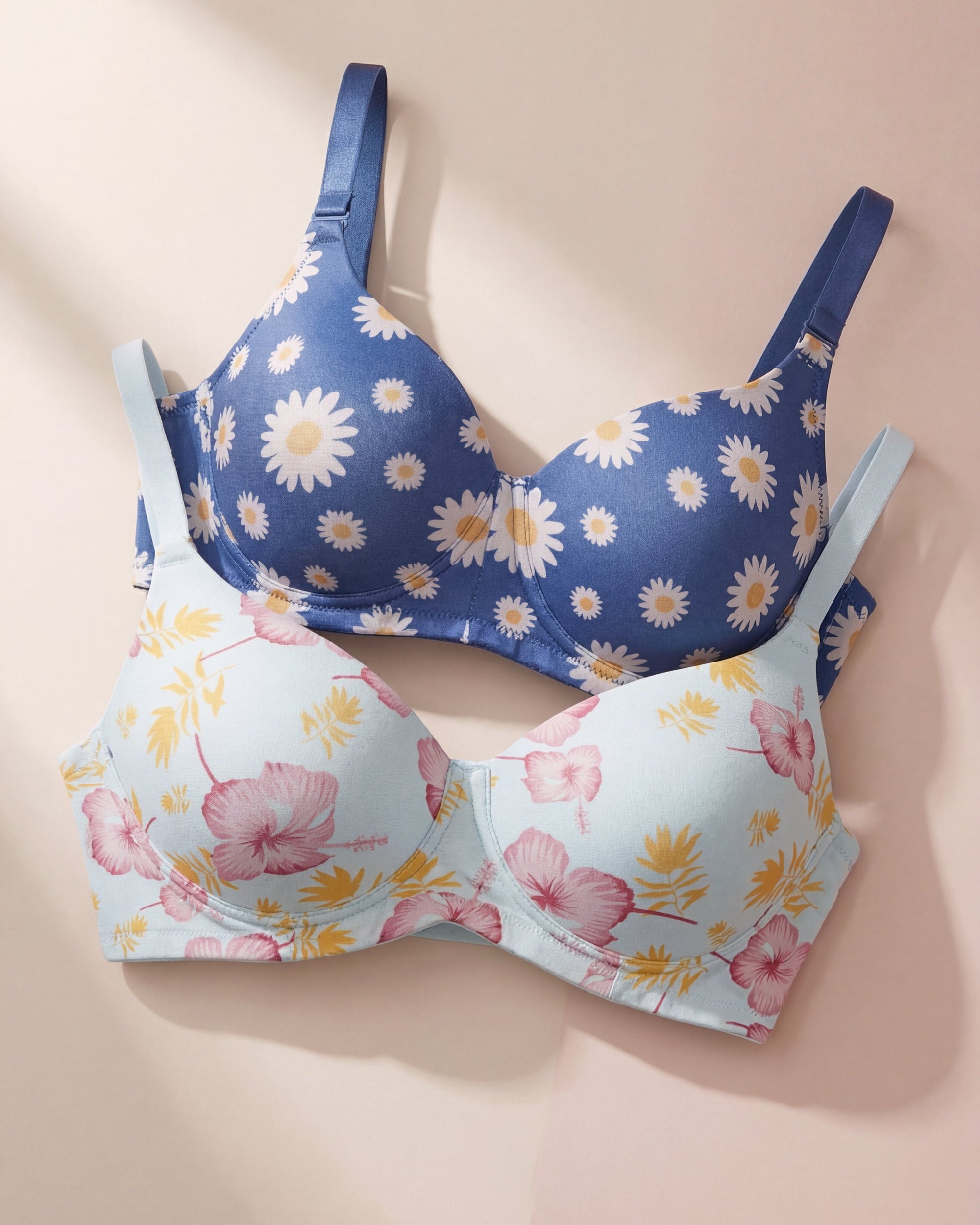 T-shirt Bra bundle Floral Glow Duo (Pack of 2)