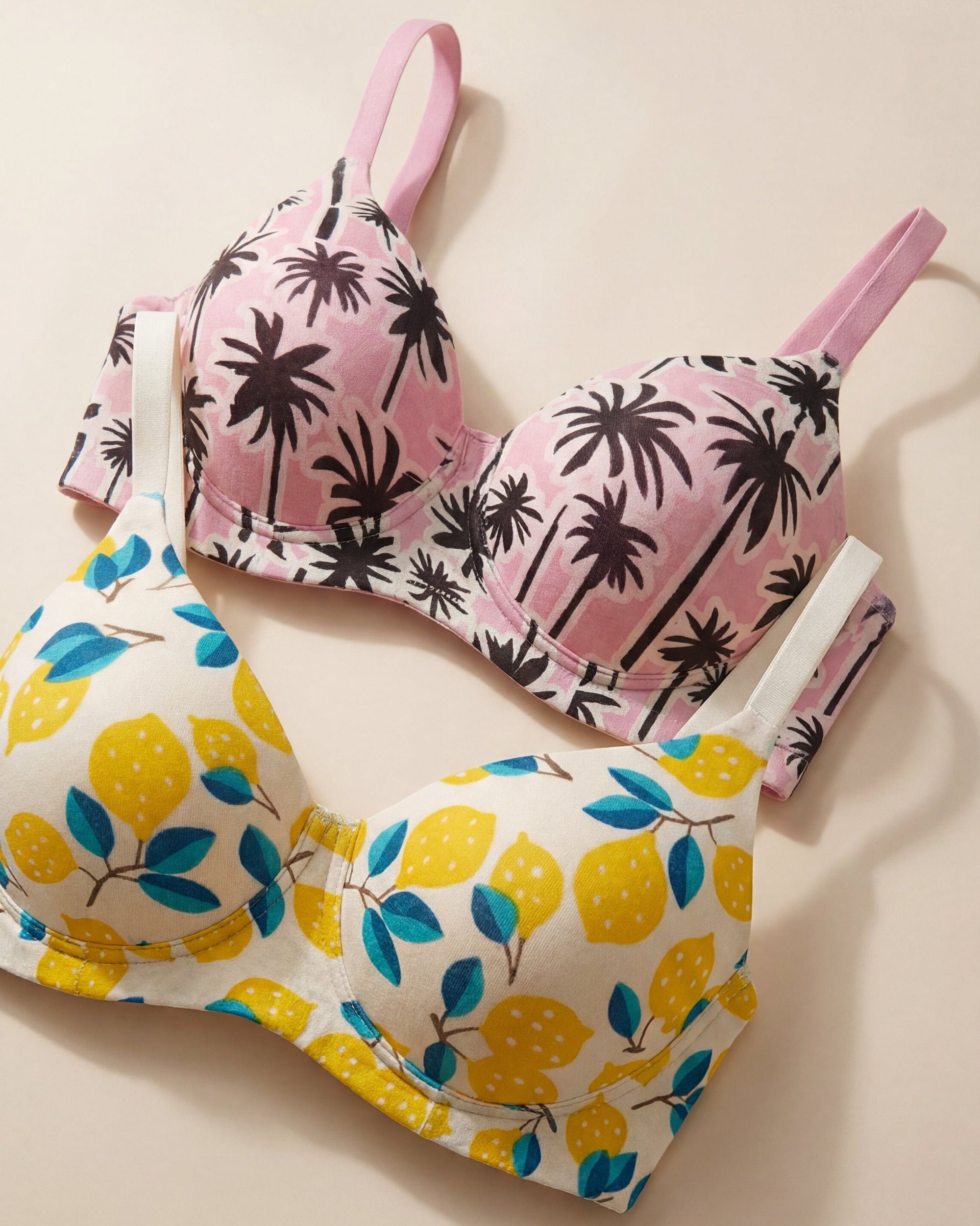 T-shirt Bra bundle Pink Citrus Duo (Pack of 2)