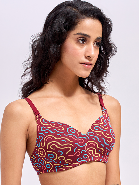 Invisble and Seamless Fit T-shirt Bra For Women
