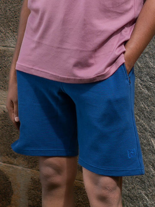 Mens Casual Comfort Shorts - Egyptian Blue